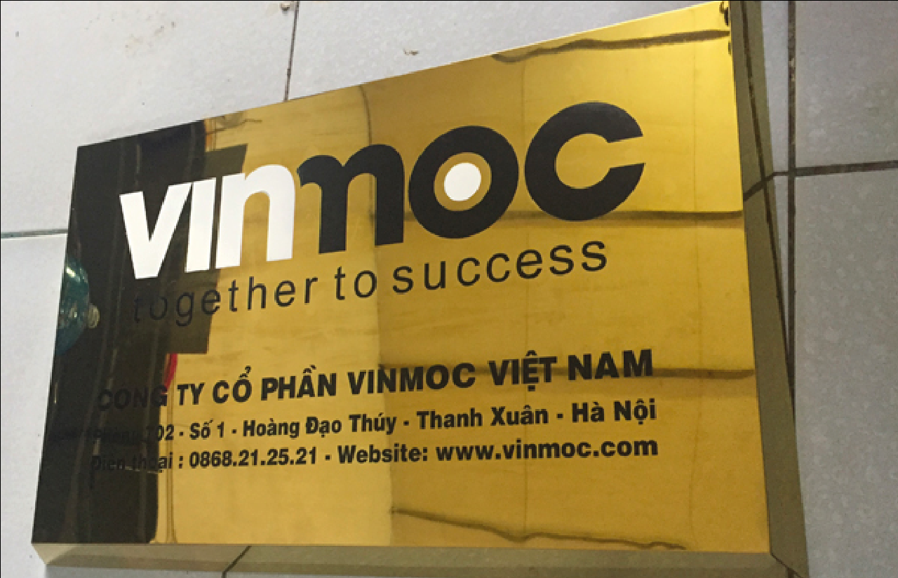Biển công ty inox giá rẻ tại Hà Nội