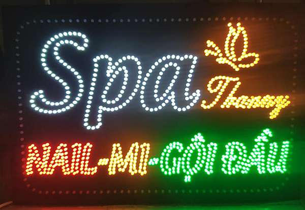 Mẫu biển quảng cáo Spa